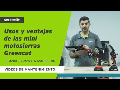 ¿Qué modelos de mini motosierras existen y cómo hay que utilizarlas? 🧐  | Guía de Compra Greencut