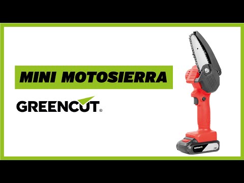 Greencut GSM210L | Una mini motosierra de mano a batería súper manejable