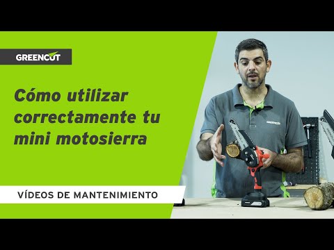 🔧 ¿CÓMO utilizar correctamente tu MINIMOTOSIERRA?