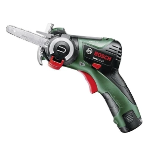Mini motosierra Bosch EasyCut 12 a batería para poda y bricolaje